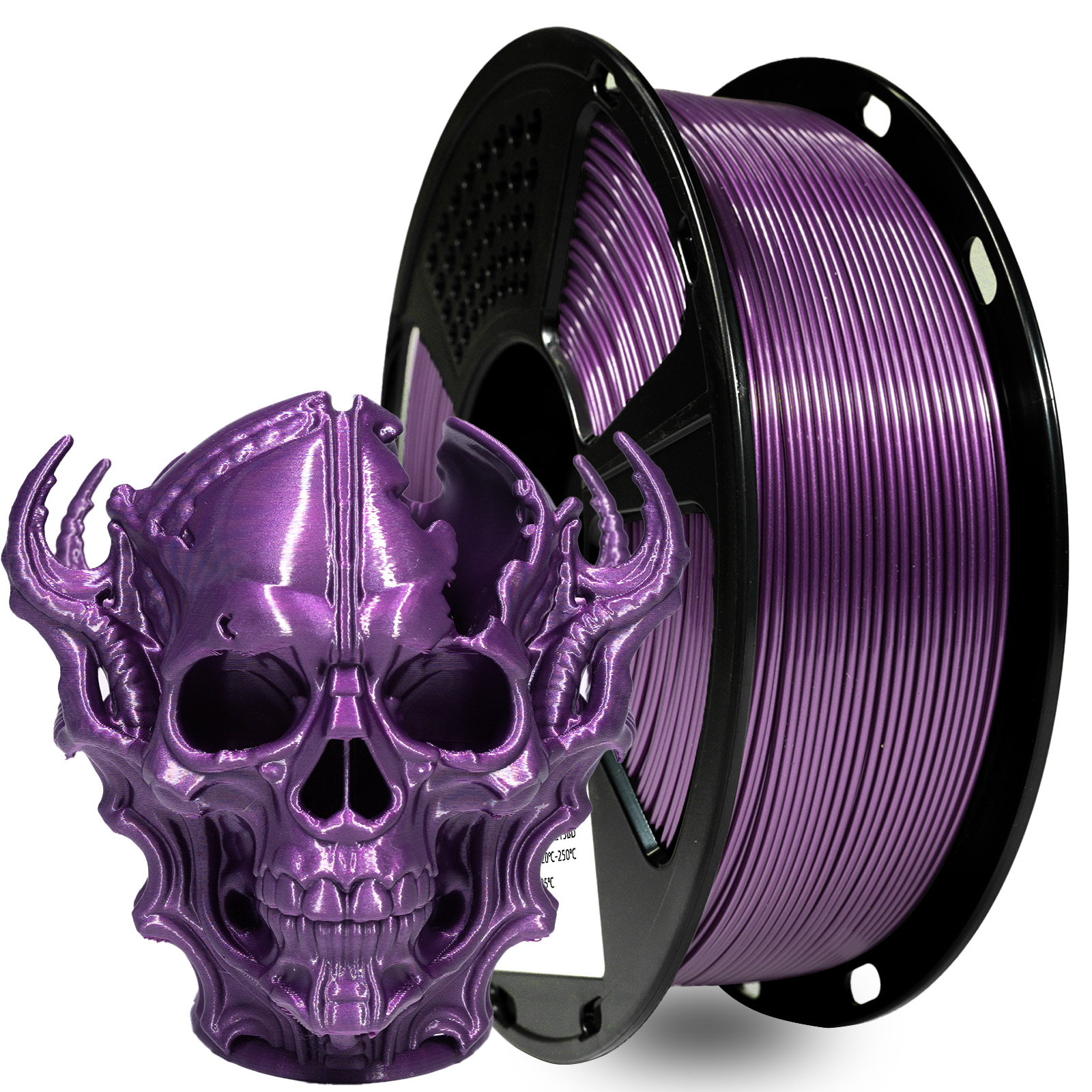 PETG Metal Violet Greeetech Petg Metal violet/Металевий фіолетовий 1,75 мм 1кг - Зображення 1