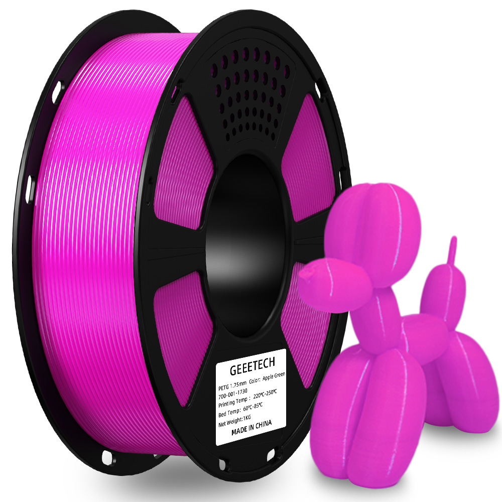 PETG New Pink Greeetech Petg New Pink/Новий рожевий 1,75 мм 1кг - Зображення 1
